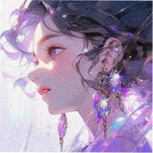 双帧配对右帧 雨夜共伞 女生头像
